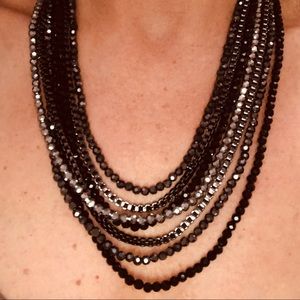 Black elegant necklace
